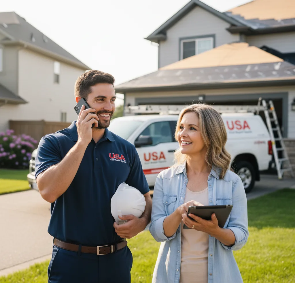 USA Roof Repair Experts customer support in Unicoi